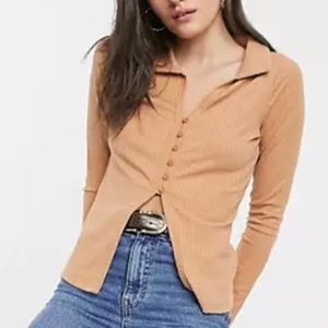 Cropped Cardigan Top